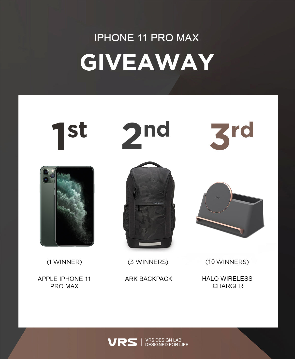 VRS Design presents iPhone 11 Pro Max Giveaway 2019!