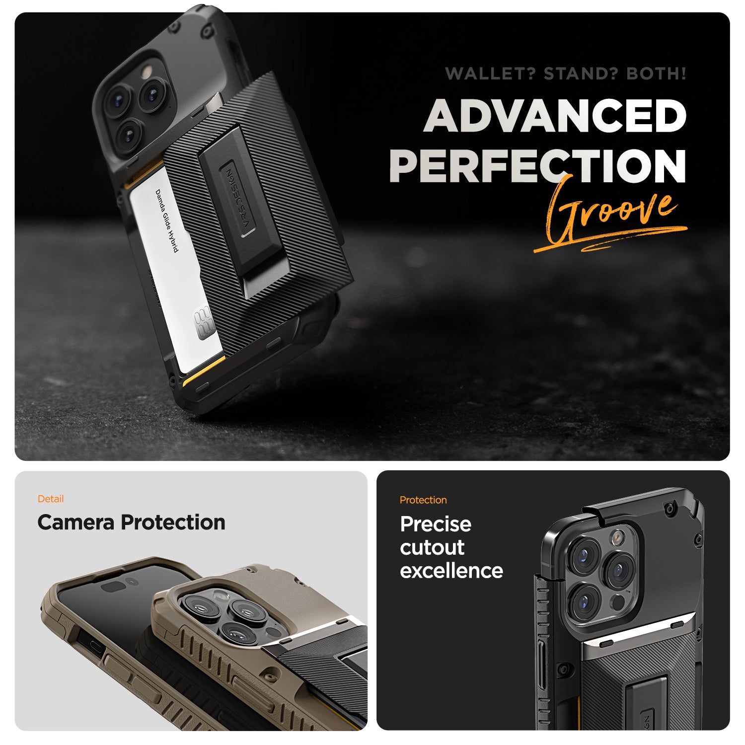 iPhone 15 Pro Case Damda Glide Hybrid