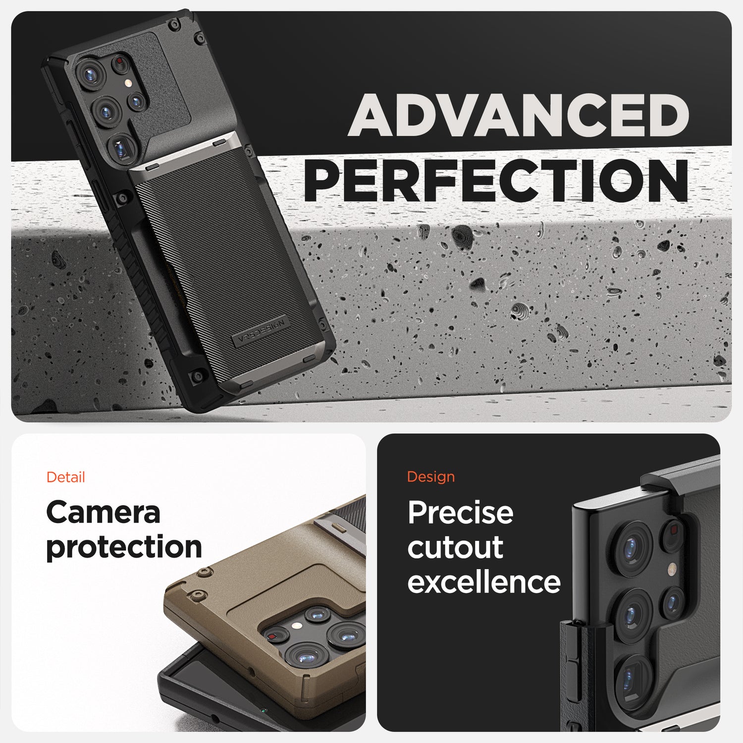 all in one modern case perfect protection card holder wallet camera cover protector carry less do more 4 cards metal plate Samsung Galaxy S24 Ultra case