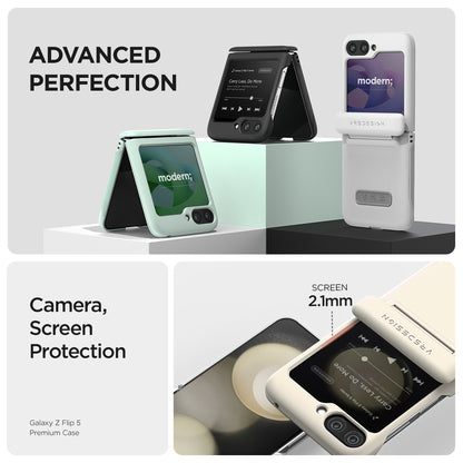 Samsung galaxy Z Flip 5 case modern slim durable convenient minimalist innovative innovation look protection women color VRS DESIGN