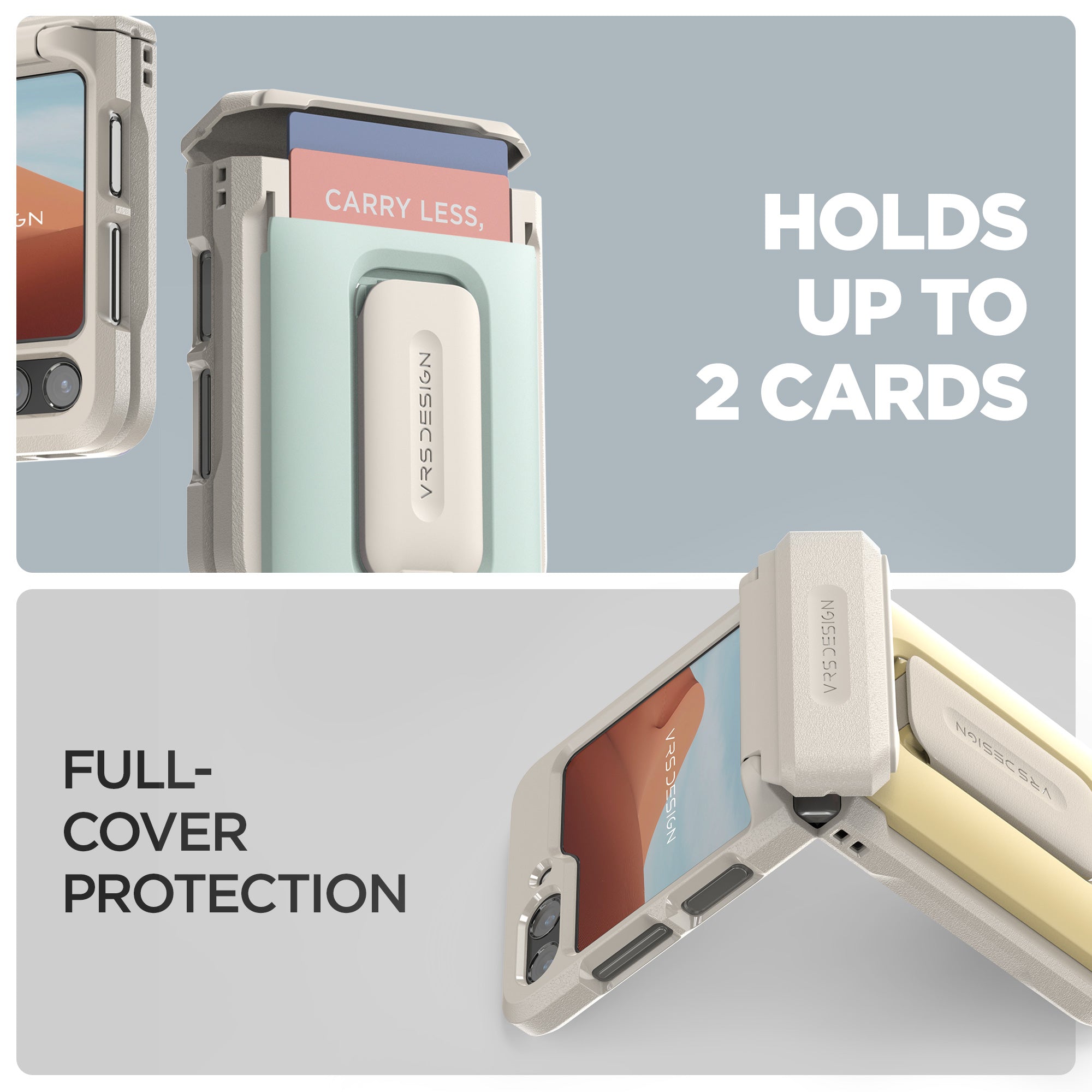 Samsung galaxy z flip 6 wallet case. 2 card slots that open semi-automatically.
It&