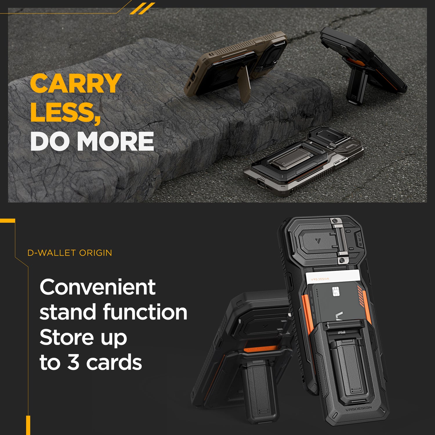 iPhone 13  iPhone 14  iPhone 15 Case D-Wallet Origin by VRS Design