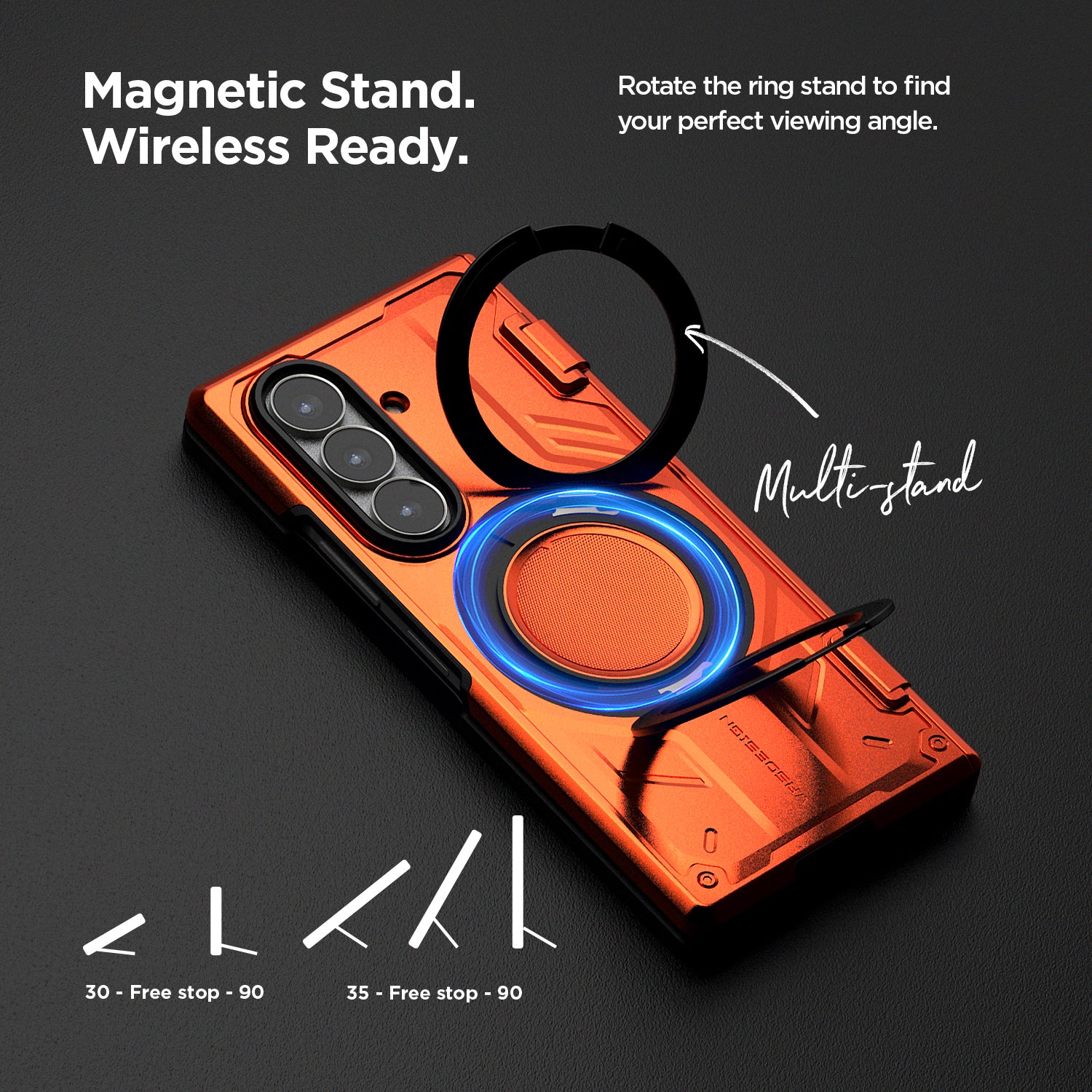 Rugged hinge protection on the Galaxy Z Fold 8 Ultra Active case for secure everyday use.