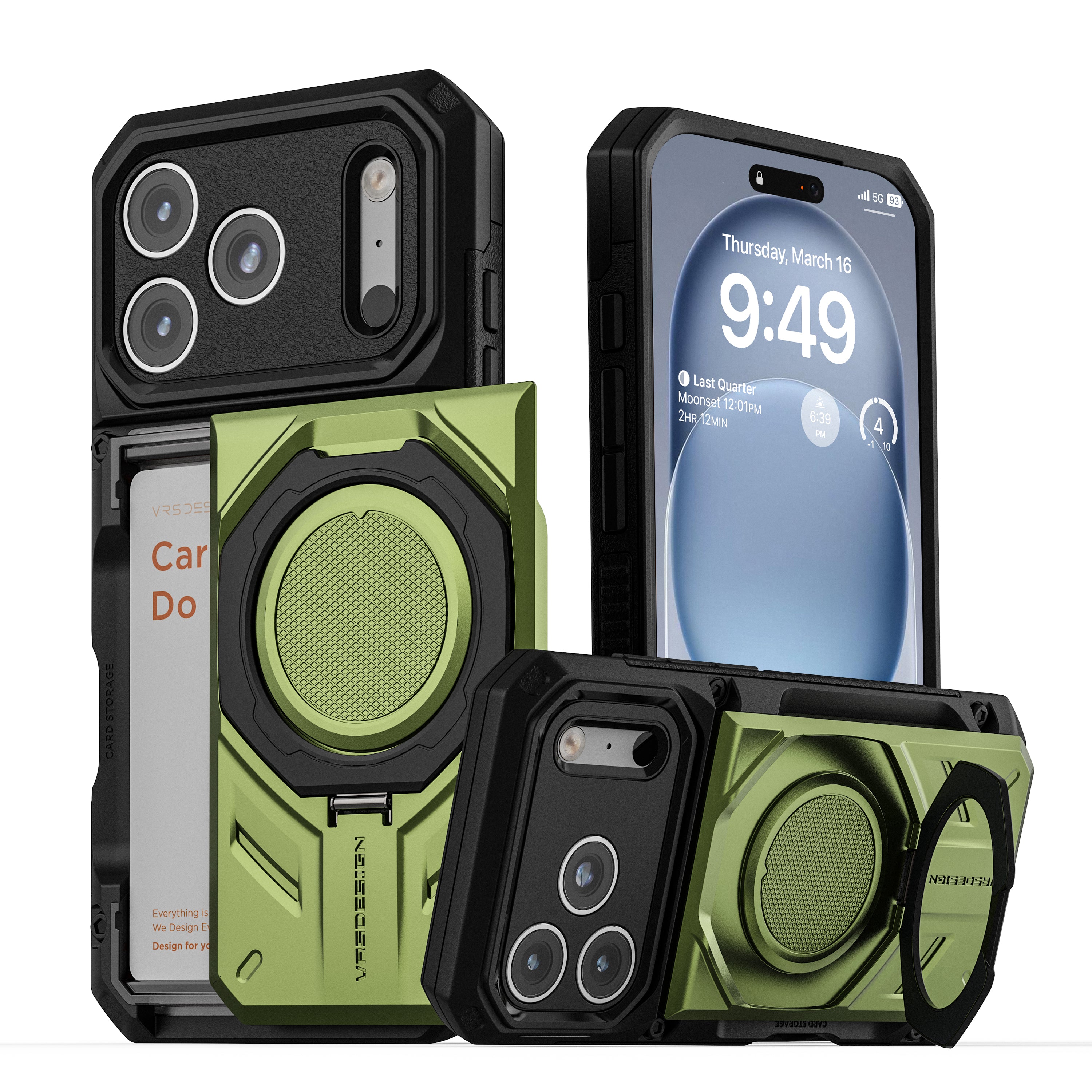 For iPhone 18 Pro / 17 Pro Case Damda Glide Hybrid (Newly Upgraded)