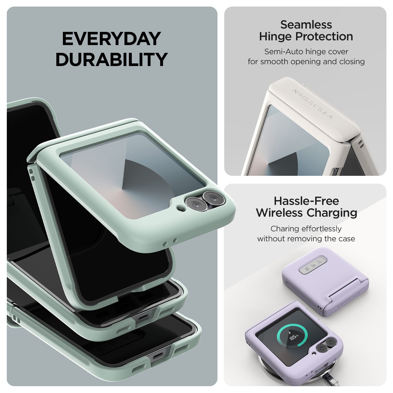 Galaxy Z Flip 7 FE Case Terra Guard Modern