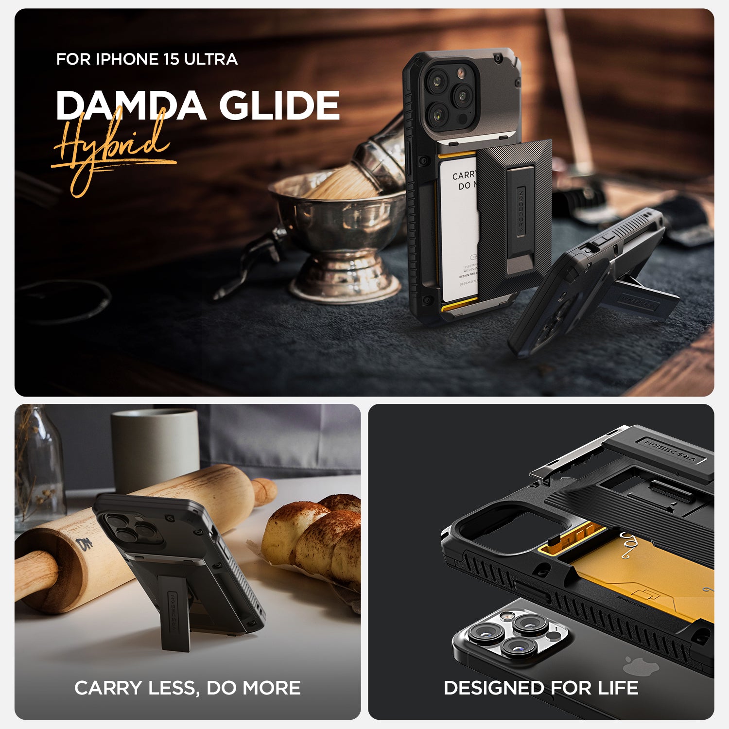 iPhone 15 Series Case Damda Glide Hybrid