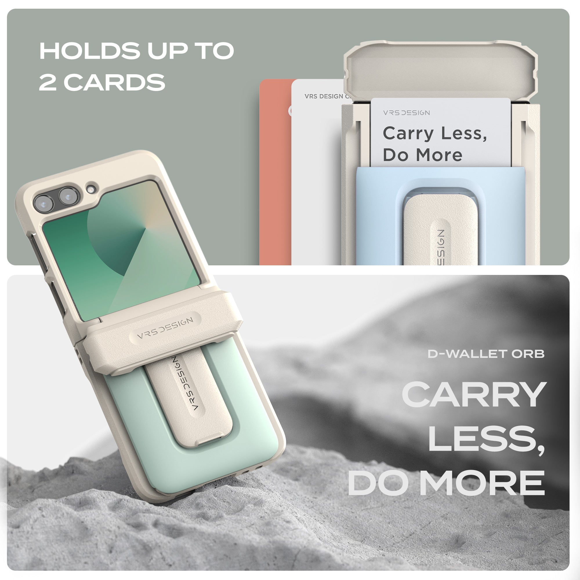 Samsung galaxy z flip 6 wallet case. 2 card slots that open semi-automatically.
It&