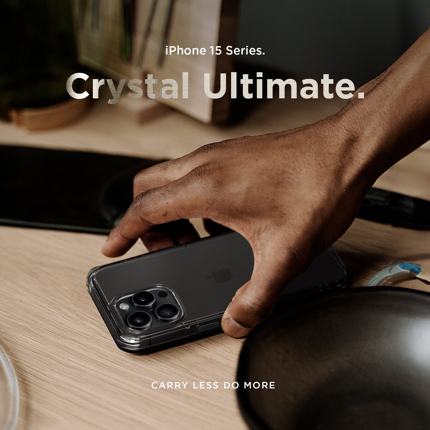 iPhone 15 Pro Case Terra Guard Crystal Ultimate Clear Case by VRS Design