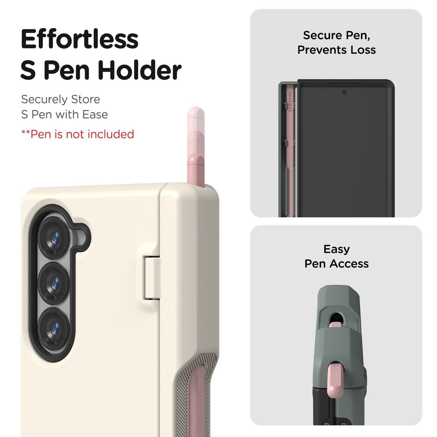 Galaxy Z Fold 6 Case Terra Guard Modern 360 Screen Protector