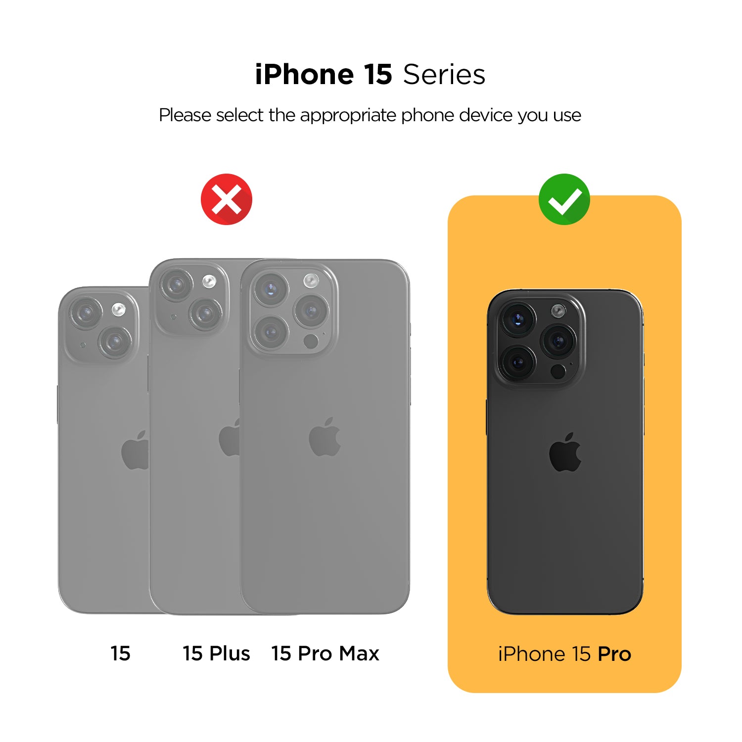 iPhone 15 Pro Case Terra Guard Crystal Ultimate Clear Case by VRS Design