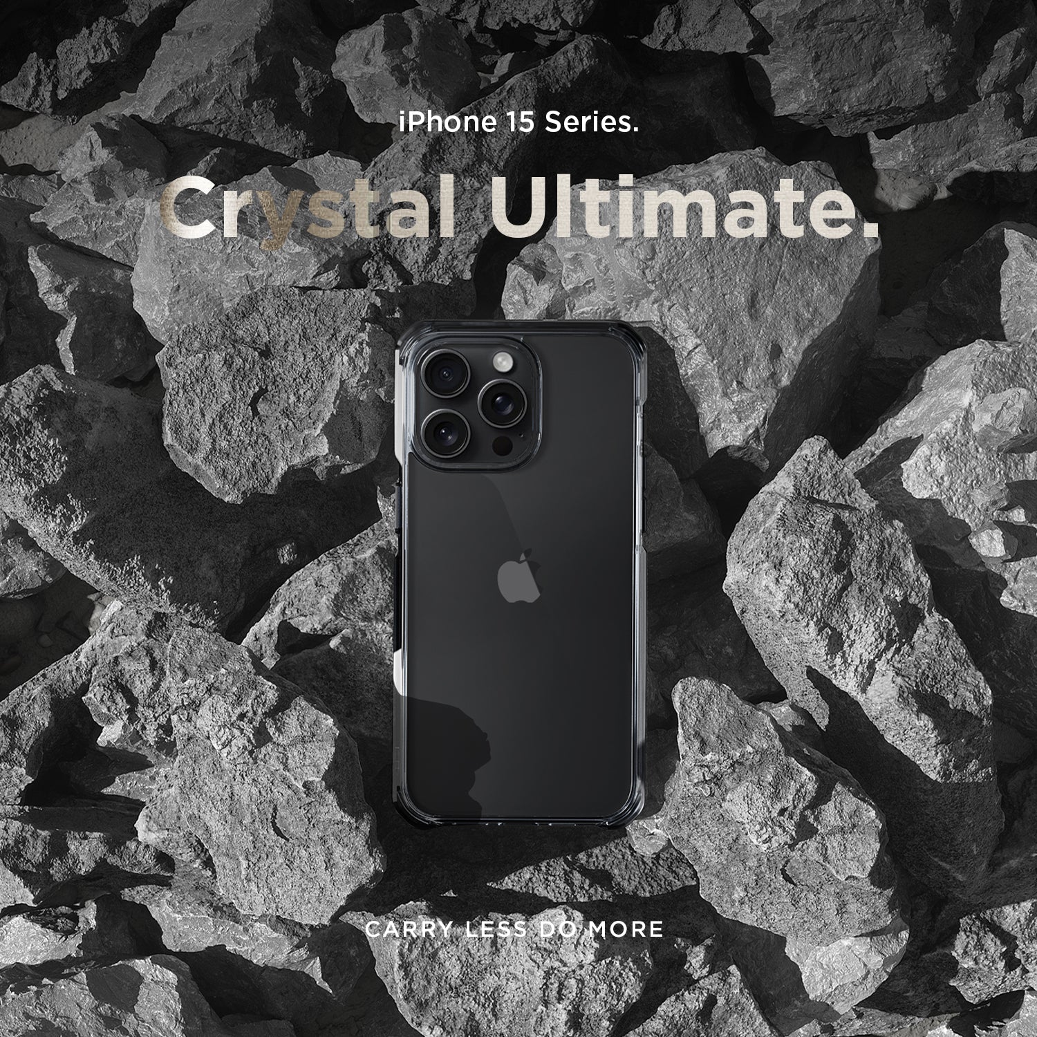 iPhone 15 Pro Case Terra Guard Crystal Ultimate Clear Case by VRS Design