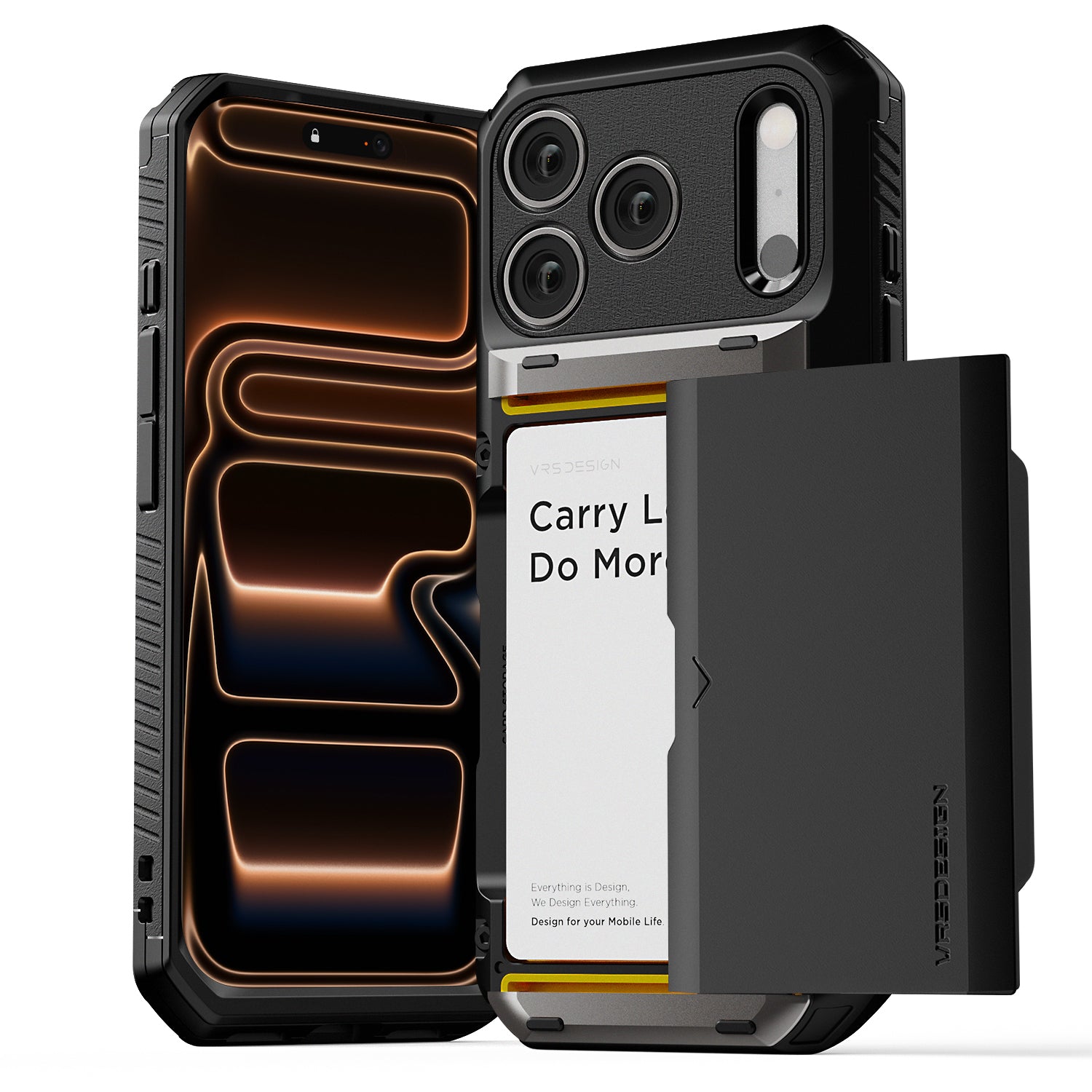 VRS DESIGN Damda Glide Pro iPhone 2025 wallet Case Rugged