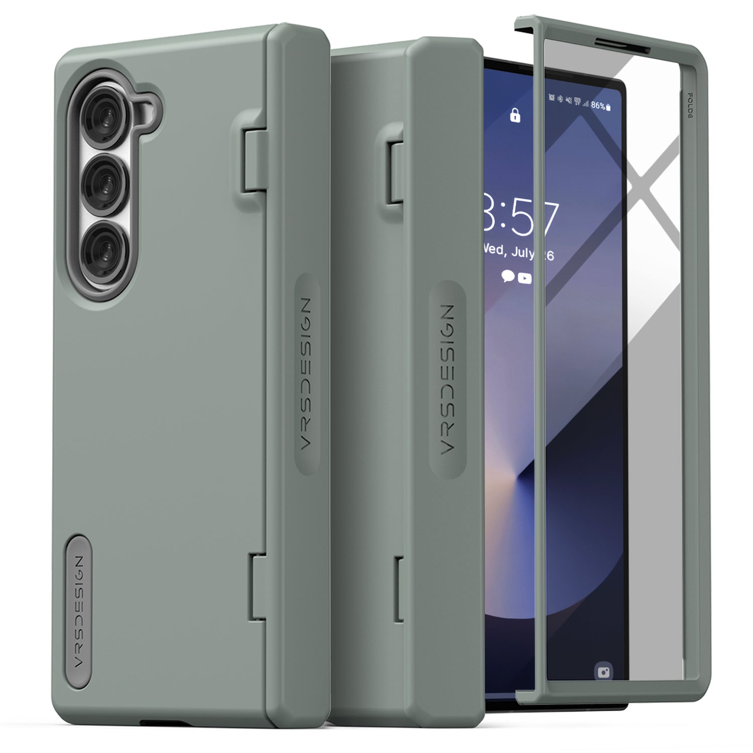 Galaxy Z Fold 6 Case Terra Guard Modern 360 Screen Protector