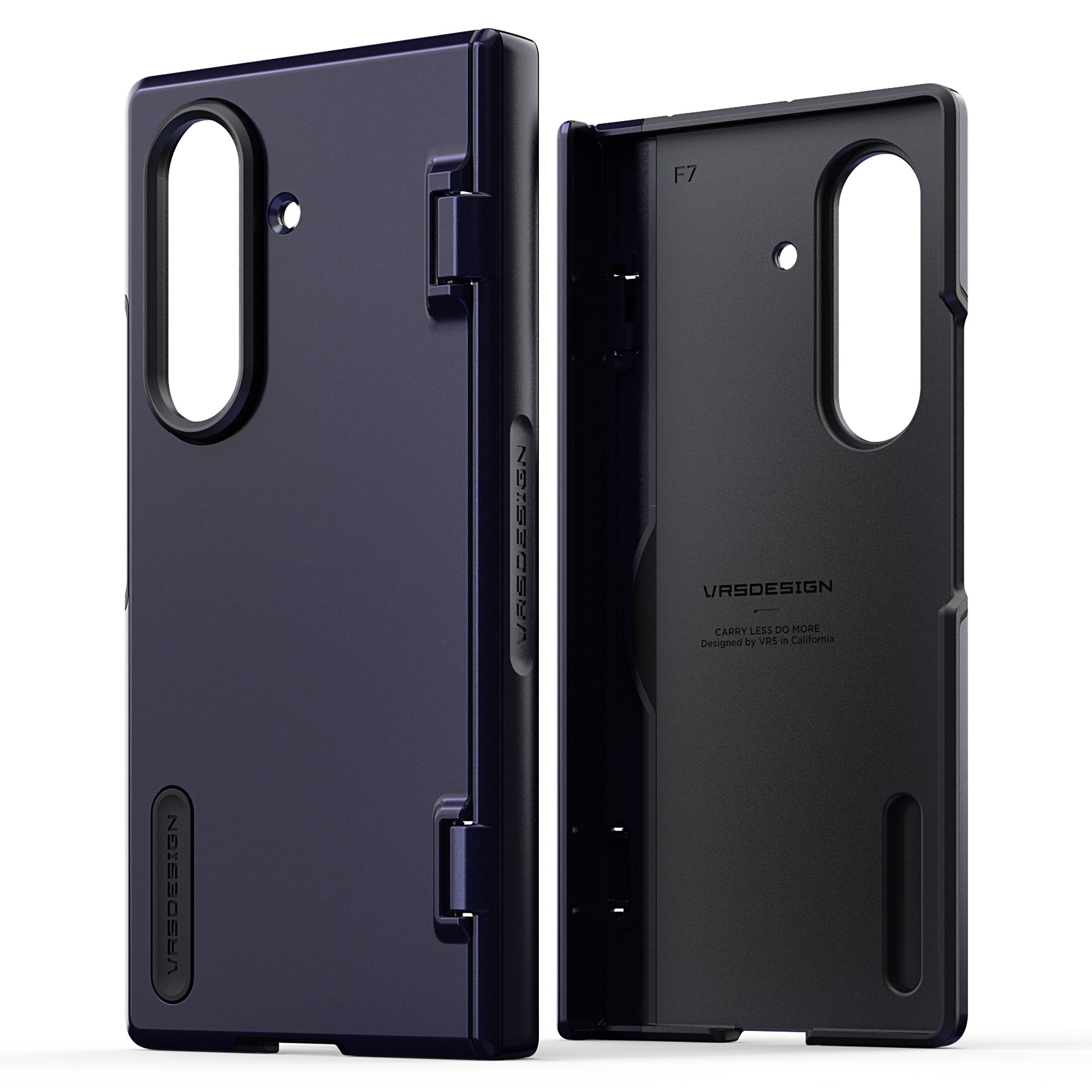 Samsung Galaxy Z Fold 7 Luxury Mobile phone cover card holder hinge protector built-in screen shield slim rugged daily carry durable case by VRS DESIGN