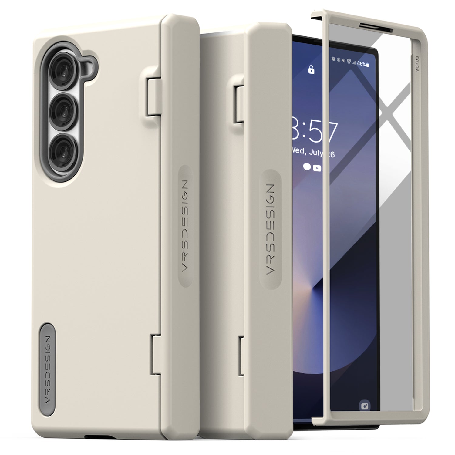 Galaxy Z Fold 6 Case Terra Guard Modern 360 Screen Protector