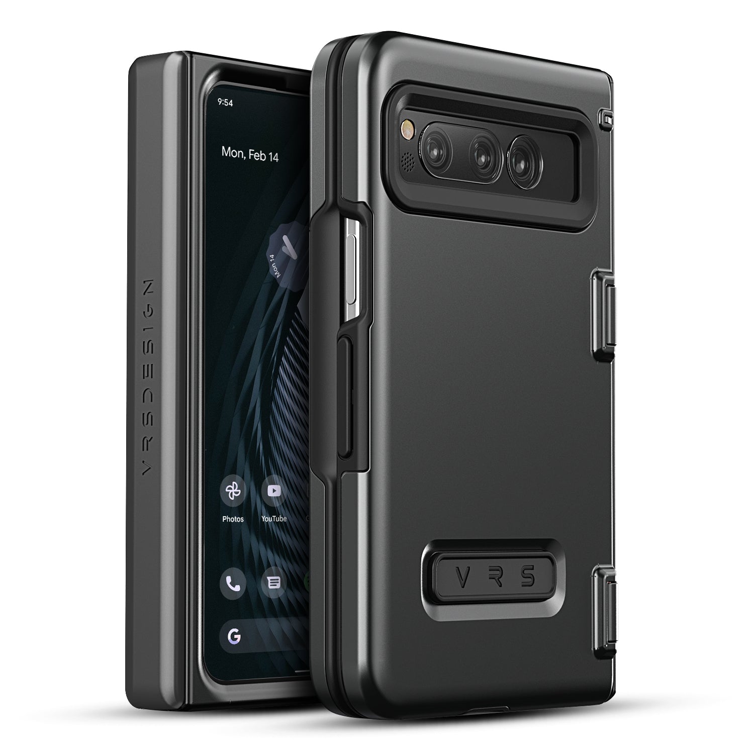 Google Pixel Fold rugged modern wallet case with multiple durable and convenient card slot with sleek minimalist look by VRS