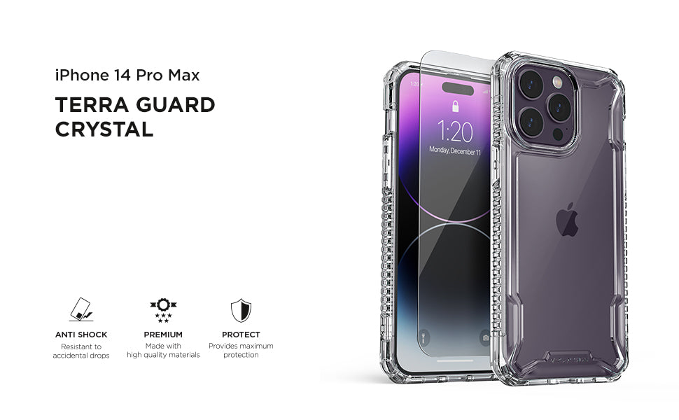 Apple 14 Pro Max rugged Glide wallet case with multiple durable and convenient card slot with sleek minimalist look by VRS