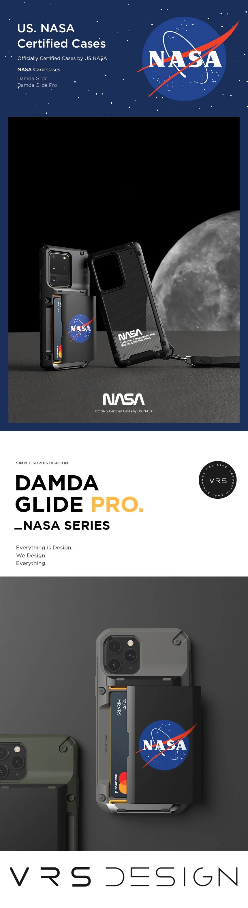 Galaxy S20 Ultra Case Damda Glide Pro NASA