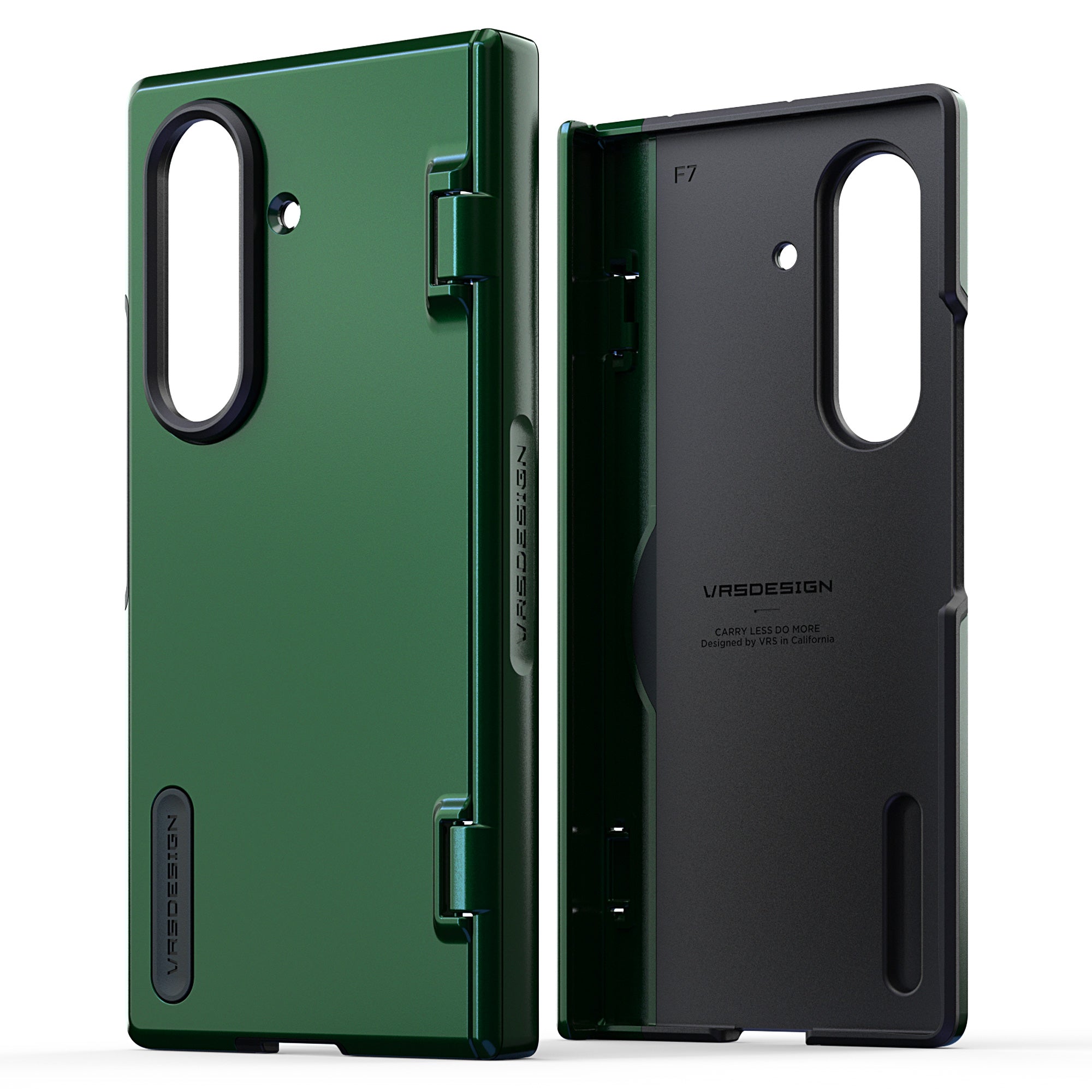 Samsung Galaxy Z Fold 7 Luxury Mobile phone cover card holder hinge protector built-in screen shield slim rugged daily carry durable case by VRS DESIGN