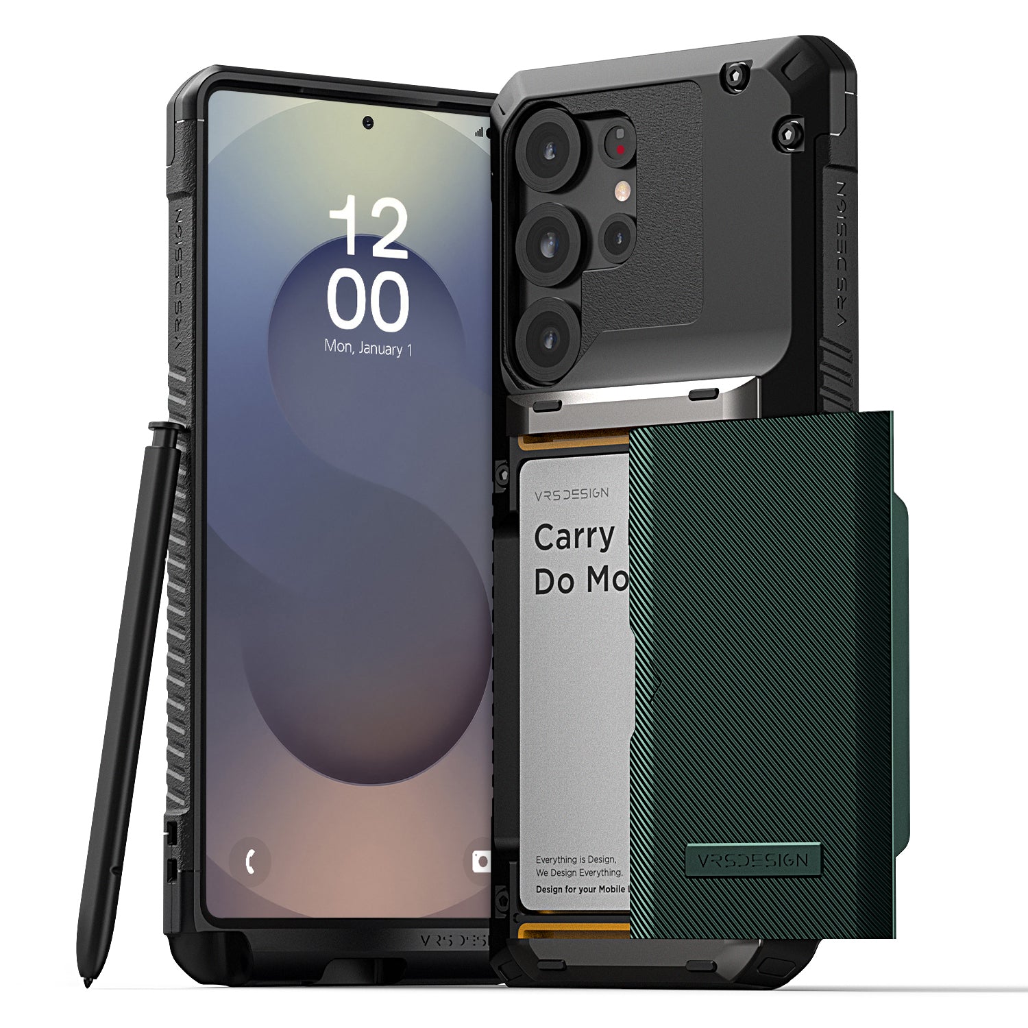 Premium rugged durable Samsung Galaxy S25 Plus Mobile wallet case and accessories by VRS Design