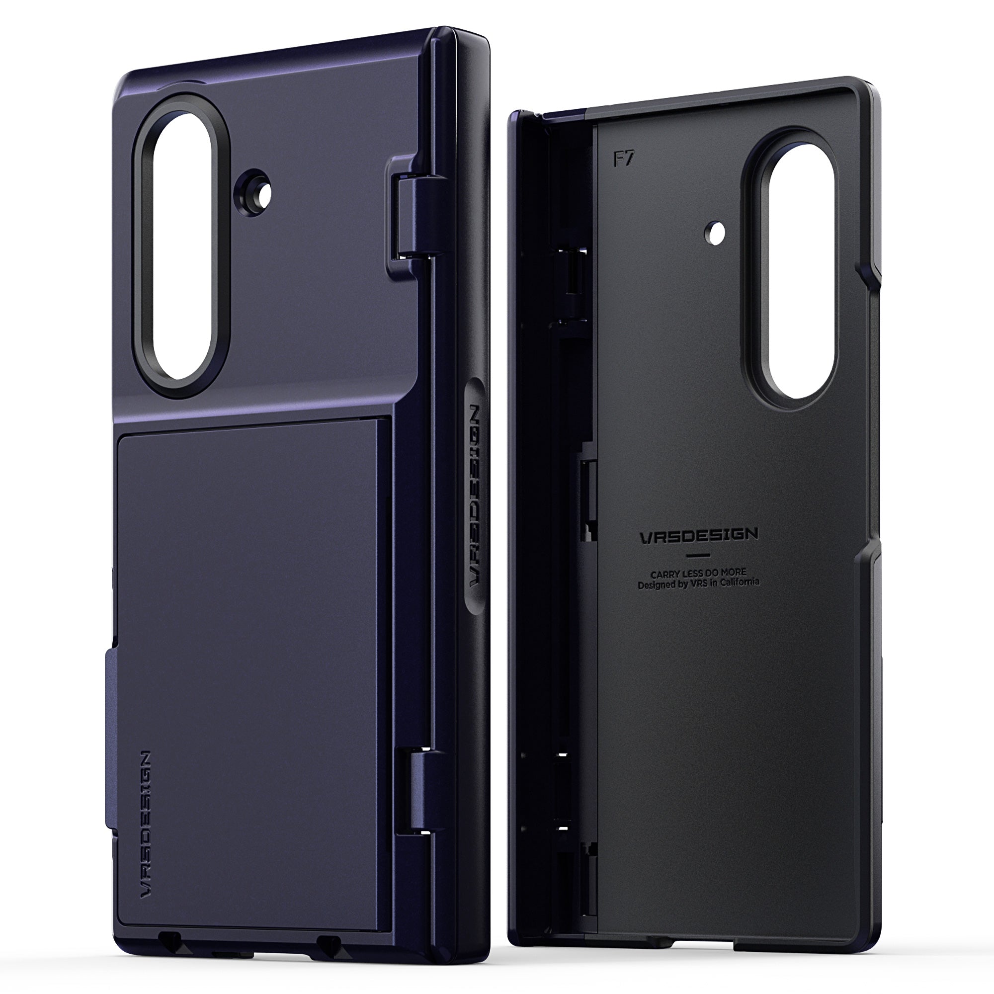 Samsung Galaxy Z Fold 7 Luxury Mobile phone cover card holder hinge protector built-in screen shield slim rugged daily carry durable case by VRS DESIGN