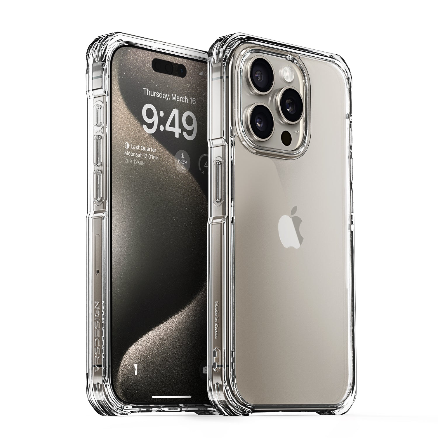 iPhone 15 Pro Case Terra Guard Crystal Ultimate Clear Case by VRS Design