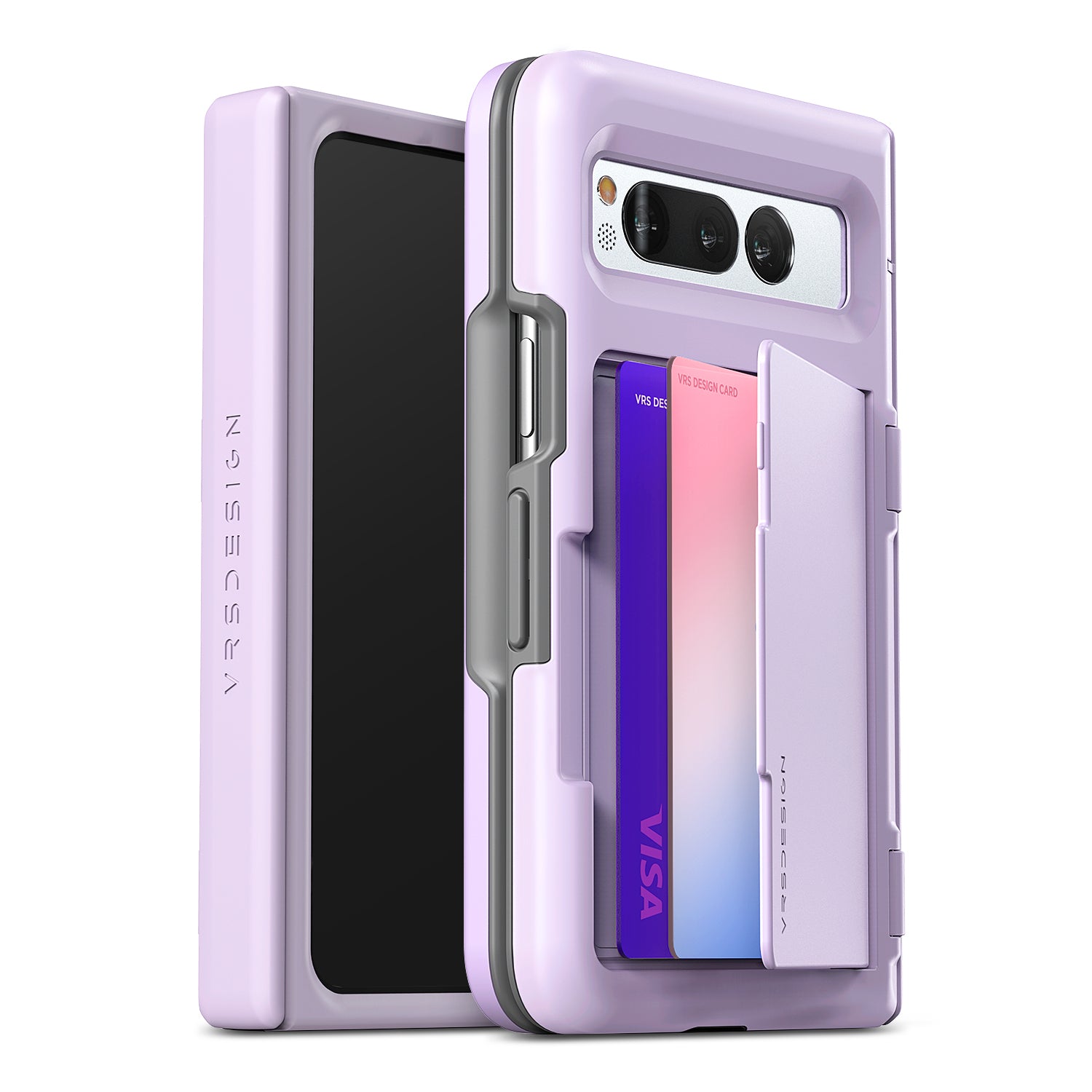Google Pixel Fold rugged modern wallet case with multiple durable and convenient card slot with sleek minimalist look by VRS