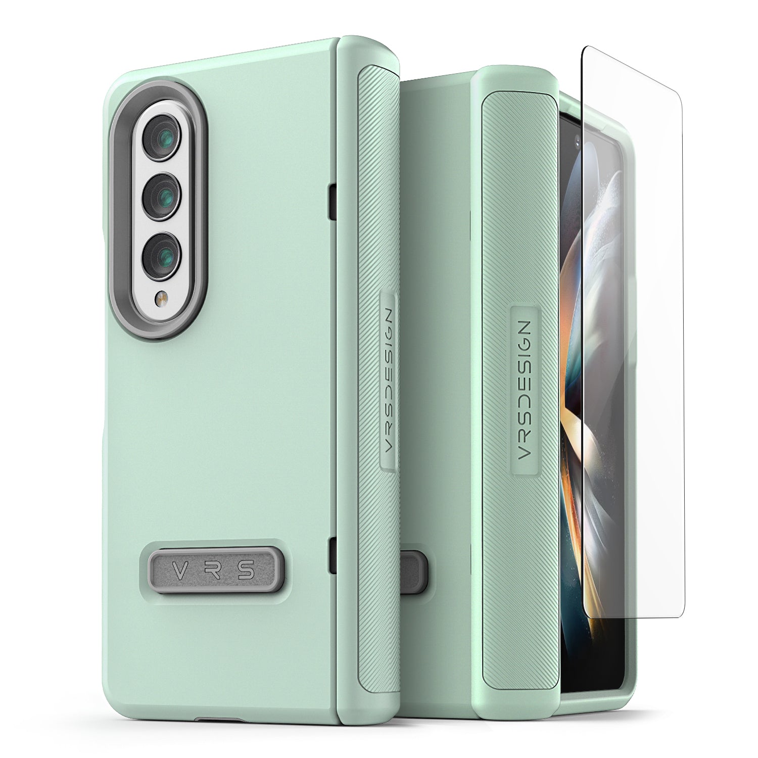 VRS Design for Galaxy Z Flip 5 5G Phone Case VRS [Terra Guard Modern GO]w/ Hinge Protection-CLEAR