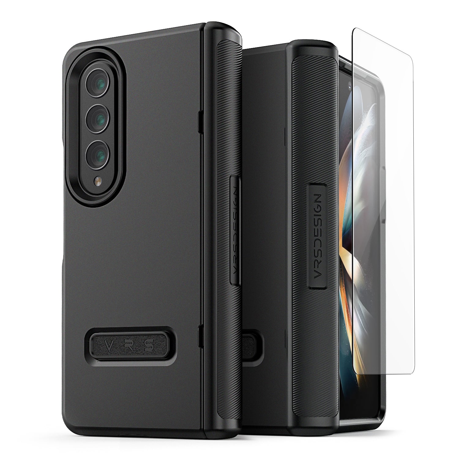 Samsung Galaxy Z Fold 4 wallet rugged case with multiple durable and convenient card slot with sleek minimalism by VRS