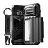 Stylish and functional modern wallet with a luxurious finish is a perfect friend for Apple iPhone 14 Pro Max mobile accessories MagSafe compatible rugged case. Features multiple durable cards slot and a spacious bill compartment is wallet kickstand case. Sleek modern design with minimalism by VRS DESIGN