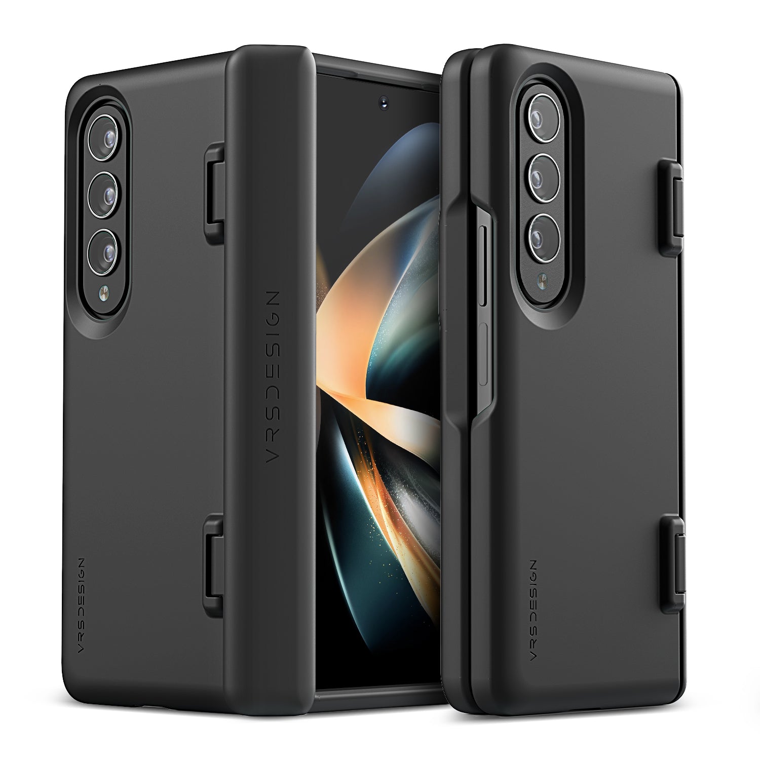 Samsung Galaxy Z Fold 4 wallet rugged case with multiple durable and convenient card slot with sleek minimalism by VRS