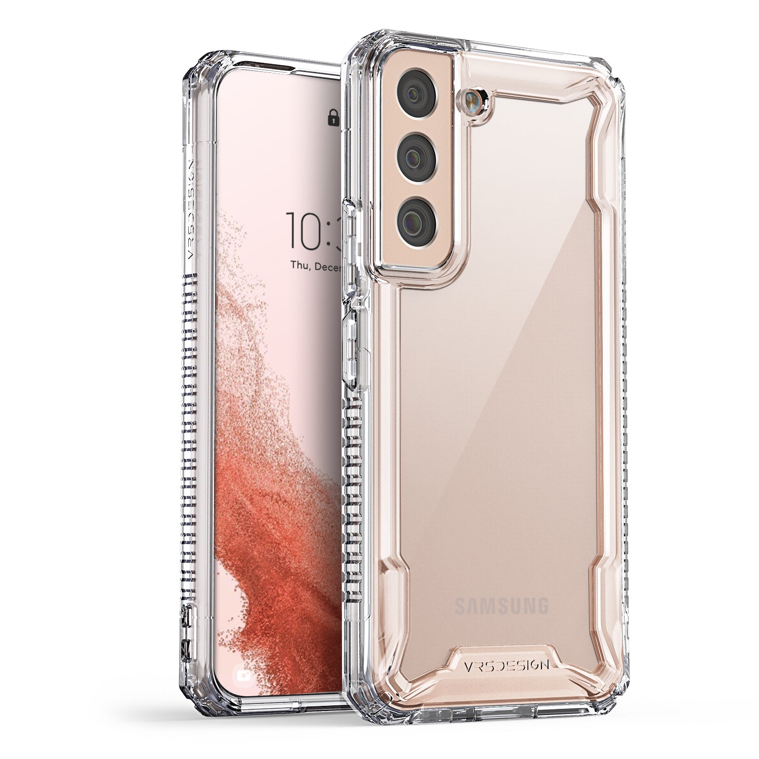 Thin pink Samsung S22 Plus case