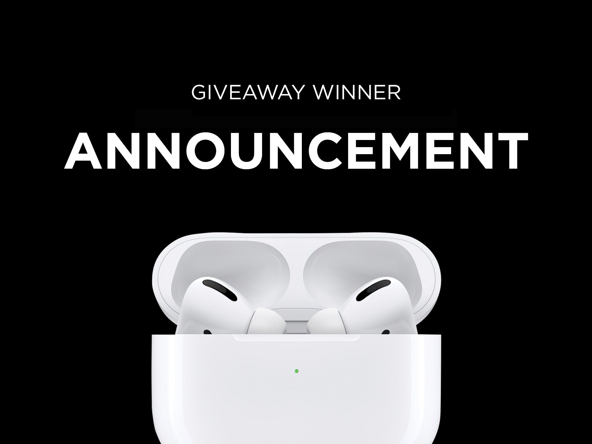 Apple AirPods Pro Giveaway 2022 Winners with VRS DESIGN