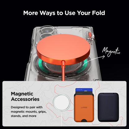 Galaxy Z Fold 8 Ultra Active case with reinforced corners designed to help absorb impact from accidental drops.