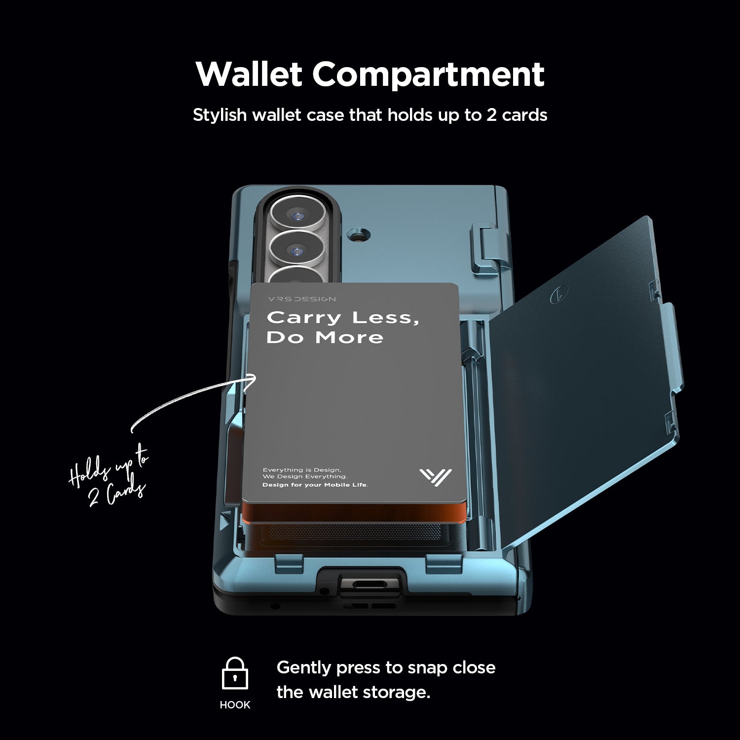Protective hinge coverage on the Modern GO case helps shield the Galaxy Z Fold 8 Ultra during everyday use.