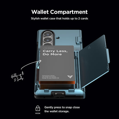 Protective hinge coverage on the Modern GO case helps shield the Galaxy Z Fold 8 Ultra during everyday use.