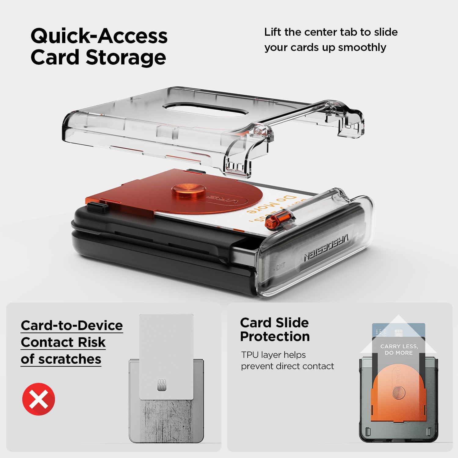 Protective hinge design on the Modern GO case helps shield the Galaxy Z Flip 8 during daily use.