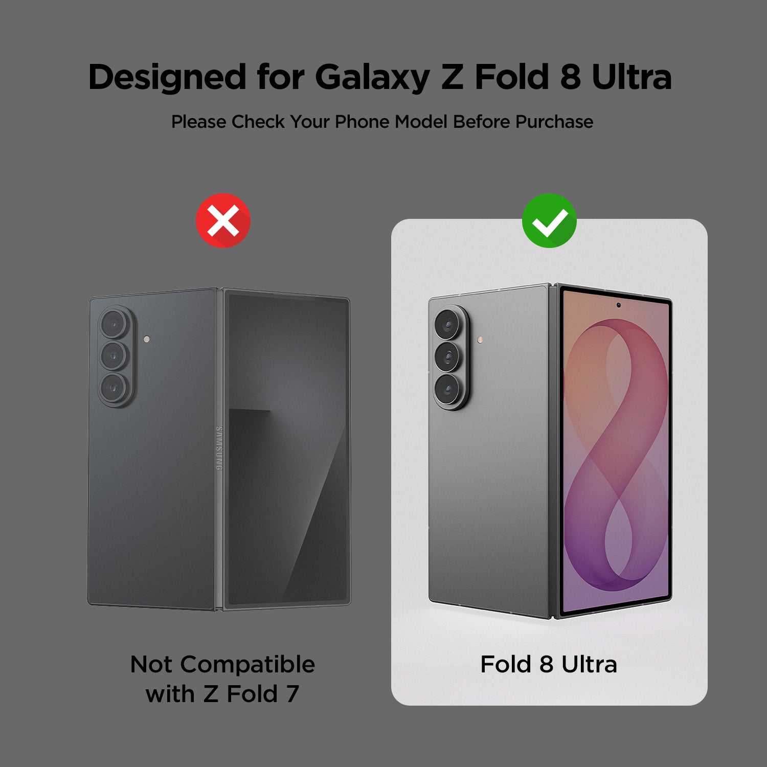 Samsung Galaxy Z Fold 8 Ultra Modern protective case combining a sleek profile, magnetic compatibility, and everyday protection.