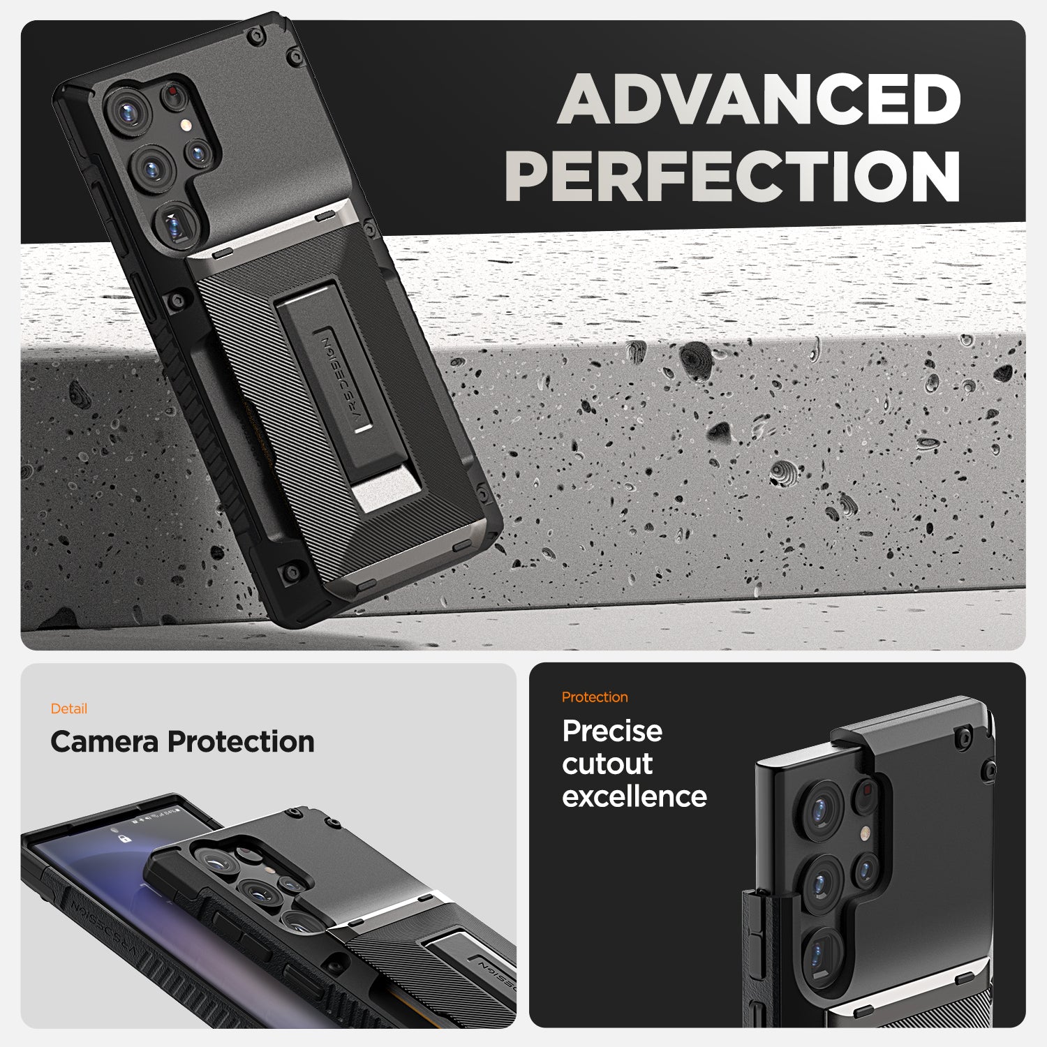 Samsung Galaxy S23 Ultra wallet rugged case with multiple durable and convenient card slot with sleek minimalism by VRS