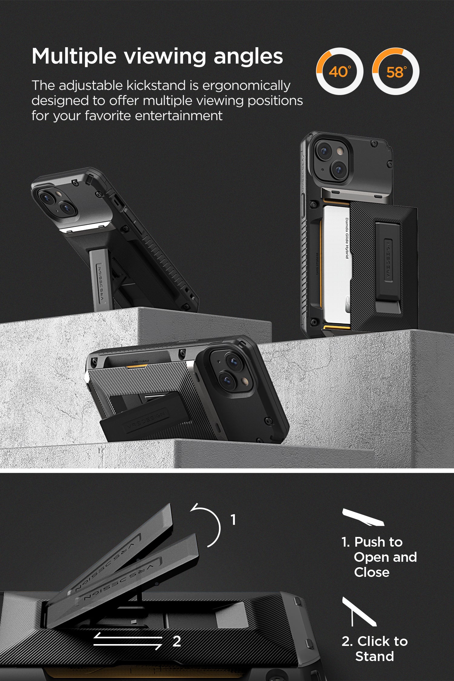 Rugged modern Apple iPhone 13 Pro Max MagSafe case by VRS DESIGN – VRS  Design