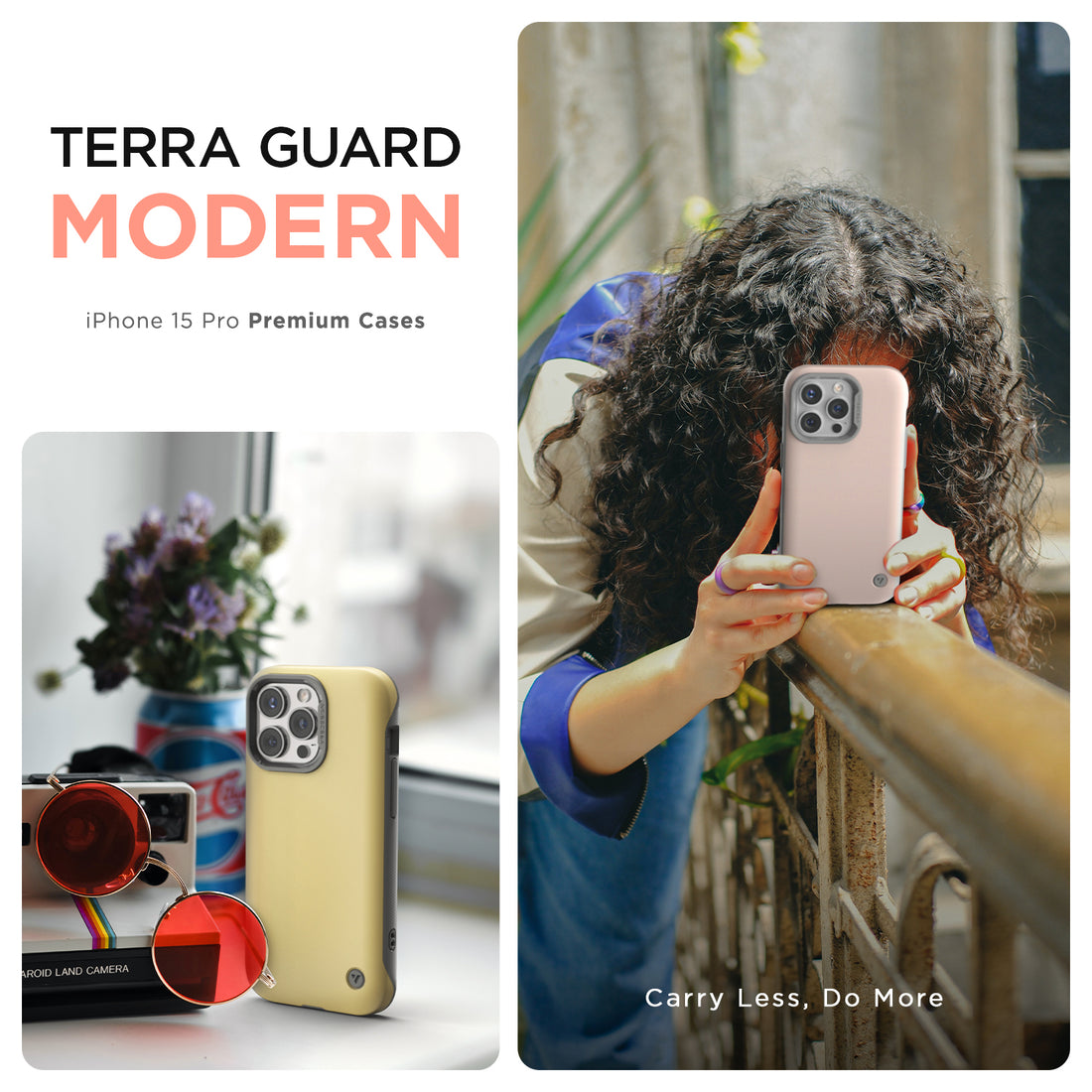 iPhone 15 Pro Case Terra Guard Modern