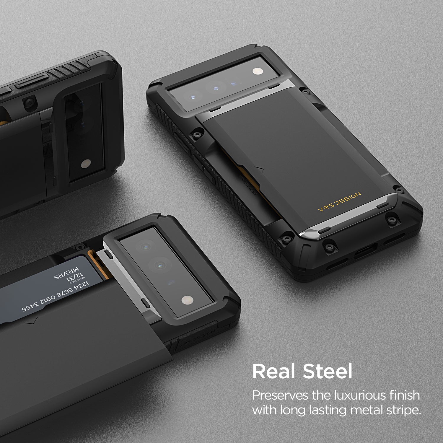 VRS Design Google Pixel 6 Case Damda Glide Pro - Black VRS Design Google Pixel 6 Case Damda Glide Pro - Black