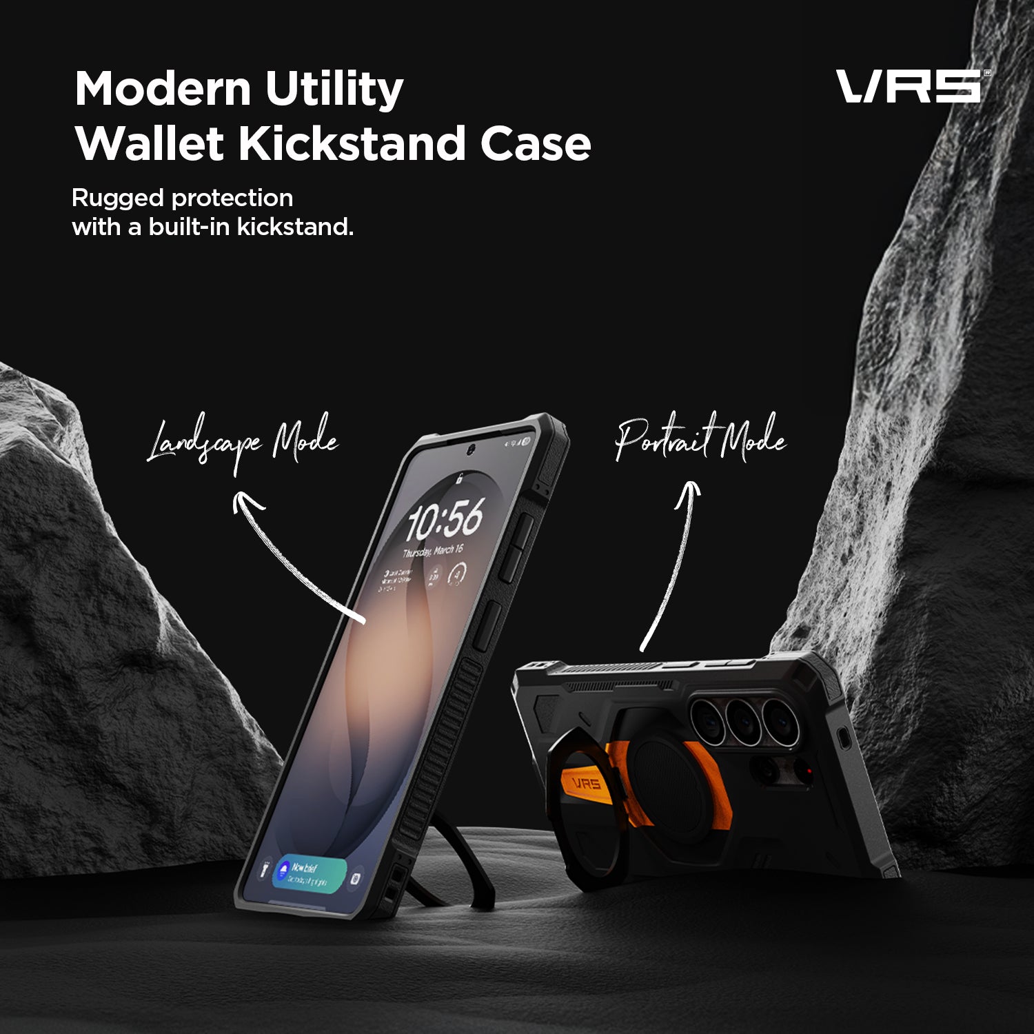 S26 Ultra rugged stand case with reinforced corners