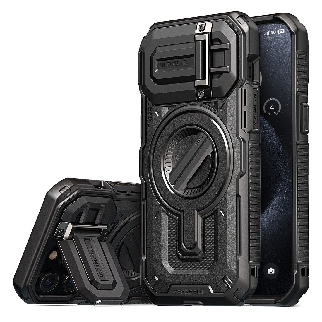 4smarts Sport- & Outdoorhülle Hybrid Case Guard iPhone 15 Pro Max
