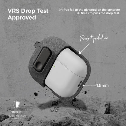 Apple AirPods Pro 3 Modern Lock Wireless Headphones with Noise Cancellation, Rugged modern and Lightweight Slim case by VRS