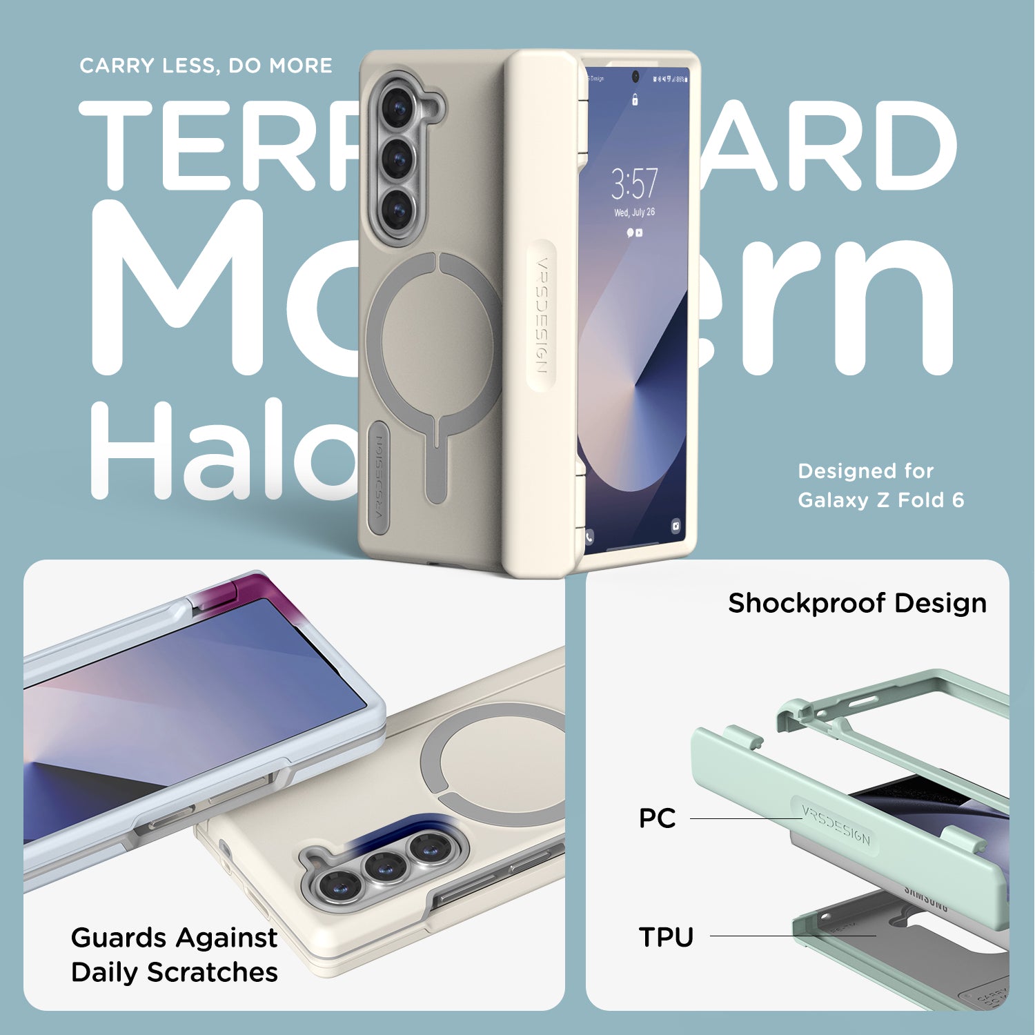 Galaxy Z Fold 6 Case Terra Guard Modern Halo