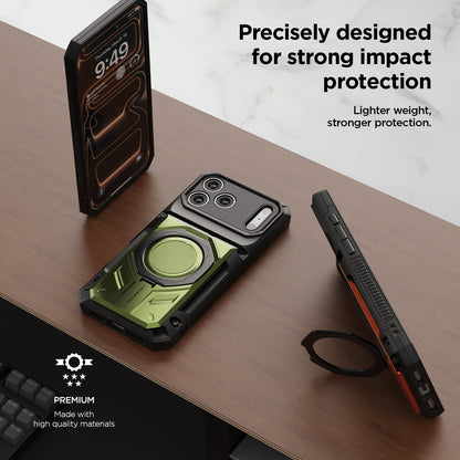For iPhone 18 Pro / 17 Pro Case Damda Glide Hybrid (Newly Upgraded)
