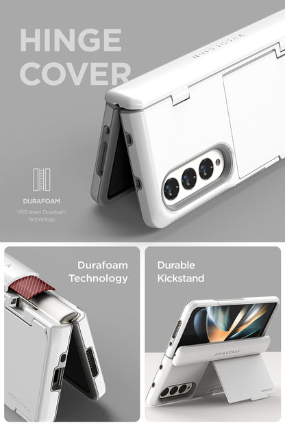 Samsung Galaxy Z Fold 4 wallet rugged case with multiple durable and convenient card slot with sleek minimalism by VRS