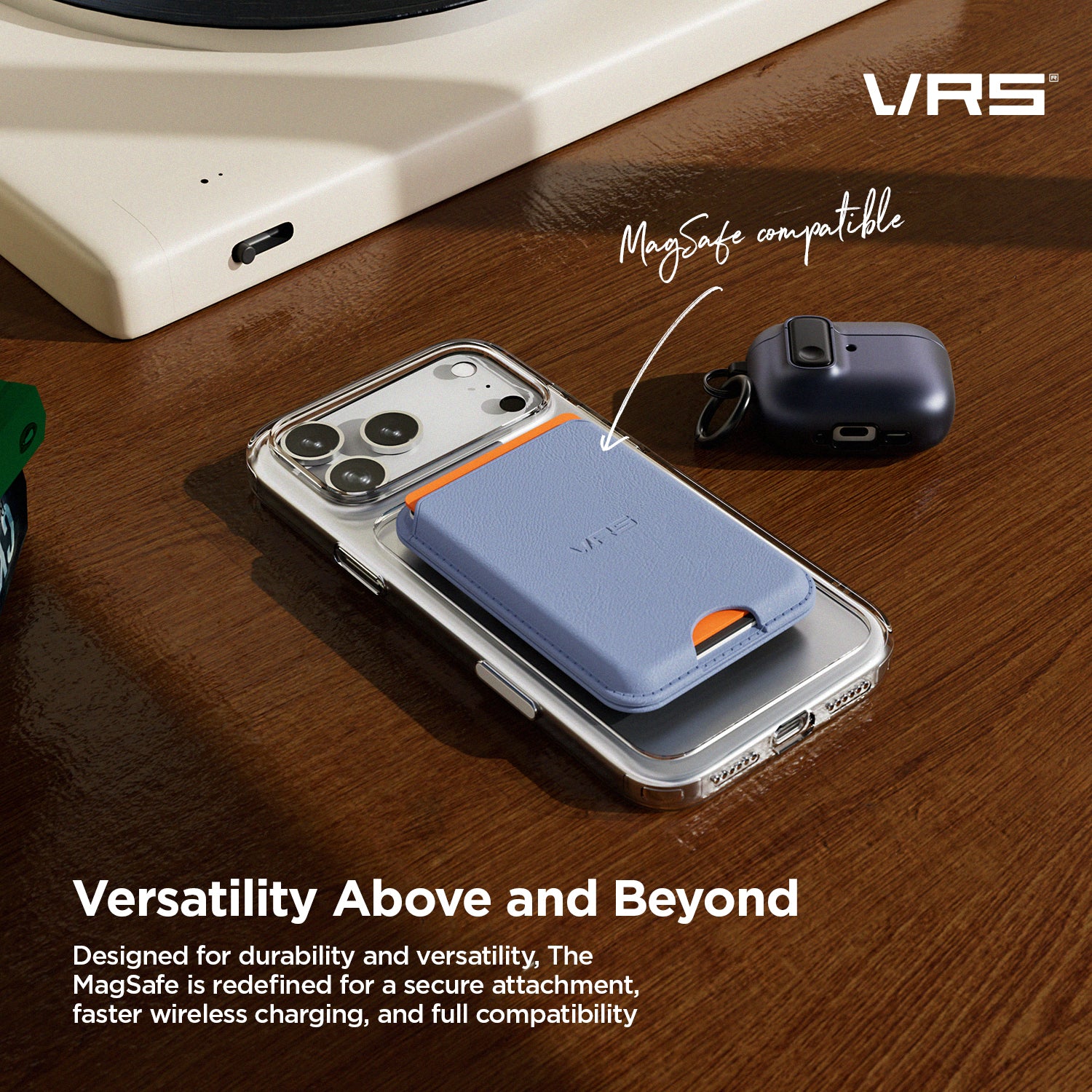 Apple iPhone 17 Pro Max slim and lightweight clear case magsafe crystal mix anti yellowing slim bumper bezel camera button by VRS DESIGN
