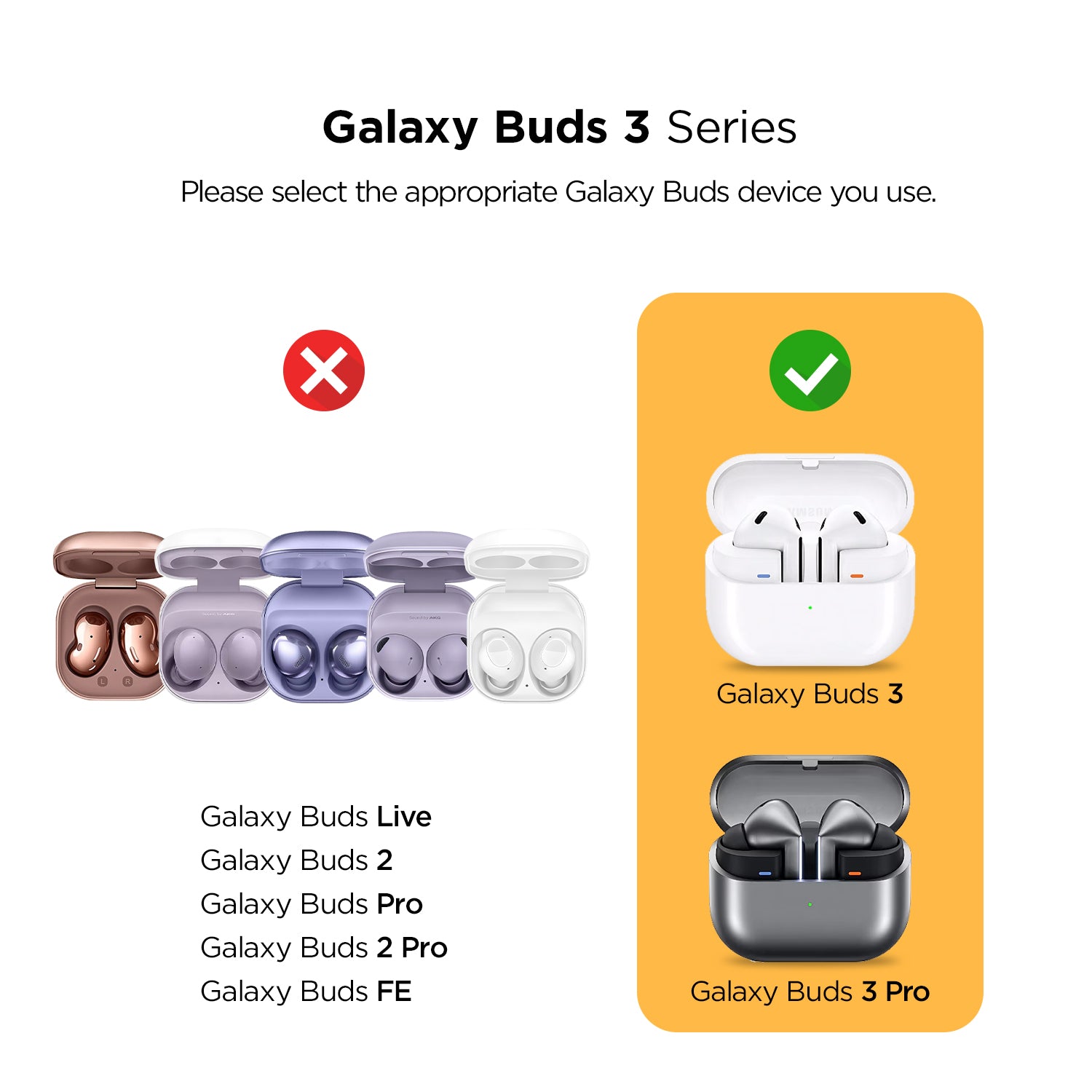 Samsung Galaxy Buds 3 Pro Case by VRS Design